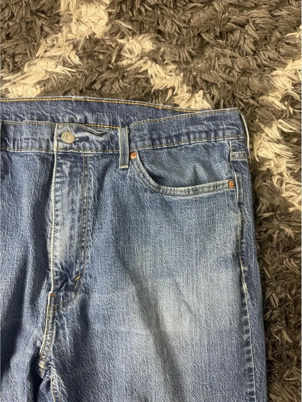 Levi's Men's 541 Athletic Taper Fit Straight Leg Blue Denim Jeans W40 L32